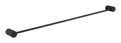 The White Space Pin Fluted towel rail in black