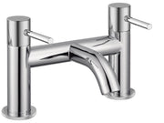 The White Space Pin Knurl Bath Filler – Chrome