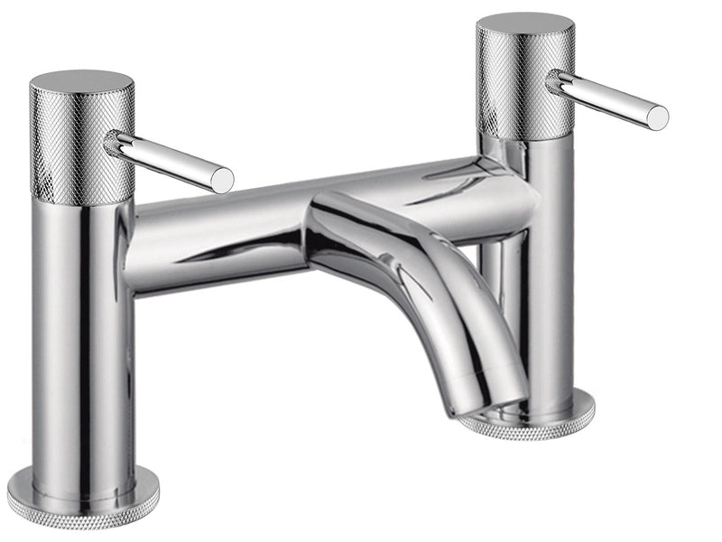 The White Space Pin Knurl Bath Filler – Chrome