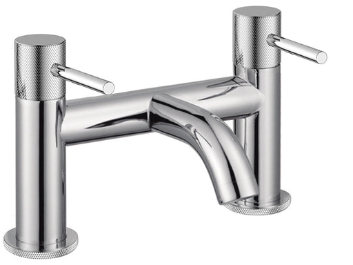 The White Space Pin Knurl Bath Filler – Chrome