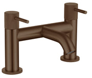 The White Space Pin Knurl Bath Filler – Brushed Bronze