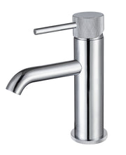The White Space Pin Knurl Monobloc Basin Mixer – Chrome