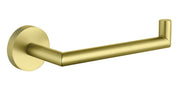 The White Space Pin Knurl toilet roll holder in brushed brass