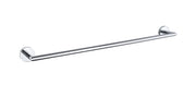 The White Space Pin Knurl towel rail in chrome