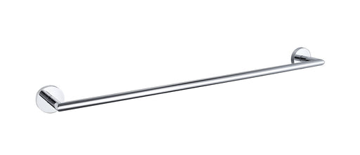 The White Space Pin Knurl towel rail in chrome