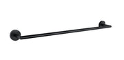 The White Space Pin Knurl towel rail in black