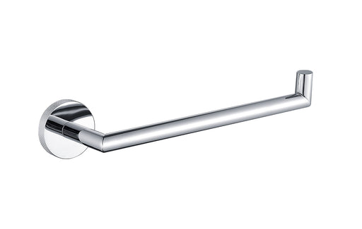 The White Space Pin Knurl towel ring in chrome