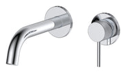 The White Space Pin Knurl Wall Mounted Basin Mixer – Chrome