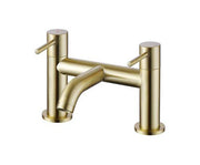 The White Space Pin Lux Bath Filler – Brushed Brass