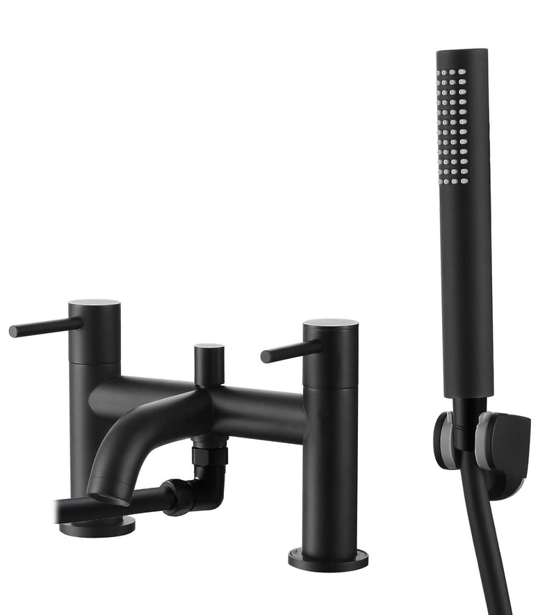 The White Space Pin Lux Bath Shower Mixer – Black