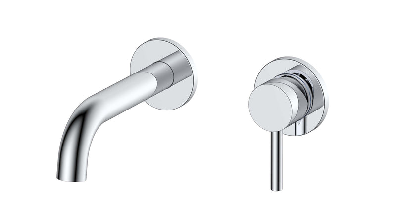 The White Space Pin Lux Wall Mounted Basin Mixer – Chrome