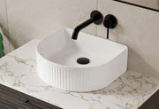 The White Space Pulse Arch countertop basin bowl in white