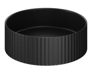 The White Space Pulse countertop basin bowl in matt black
