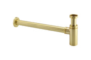 The White Space Round Bottle Trap – Brushed Brass