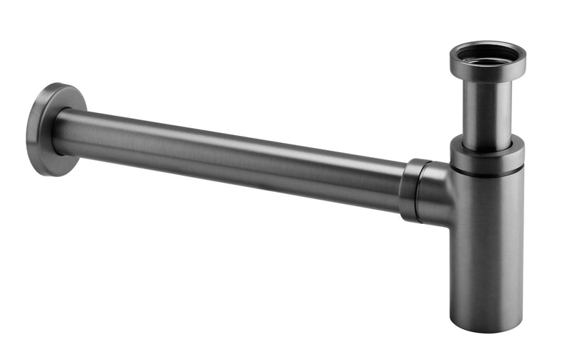 The White Space Round Bottle Trap – Gunmetal