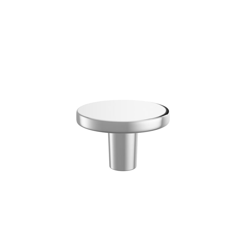 The White Space Round Knob handle in Chrome