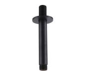 The White Space Round Shower Arm – Ceiling arm 120mm / Black