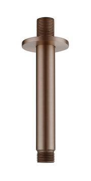 The White Space Round Shower Arm – Ceiling arm 120mm / Brushed Bronze