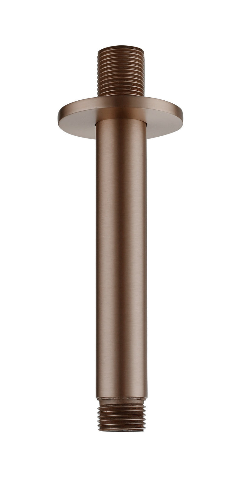 The White Space Round Shower Arm – Ceiling arm 120mm / Brushed Bronze
