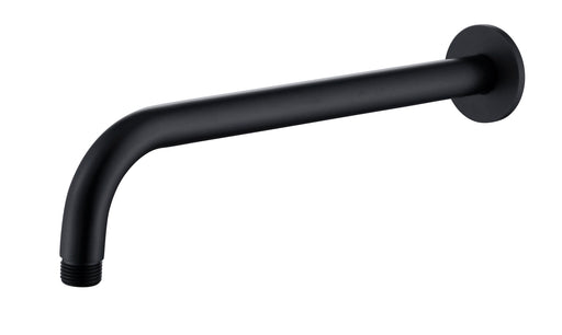The White Space Round Shower Arm – Wall arm round 300mm / Black