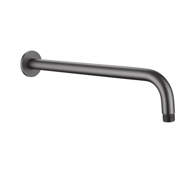 The White Space Round Shower Arm – Wall arm round 300mm / Gunmetal