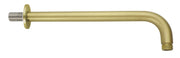 The White Space Round Shower Arm – Wall arm round 380mm / Brushed Brass