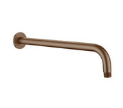 The White Space Round Shower Arm – Wall arm round 380mm / Brushed Bronze