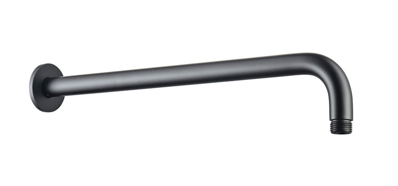 The White Space Round Shower Arm – Wall arm round 380mm / Gunmetal