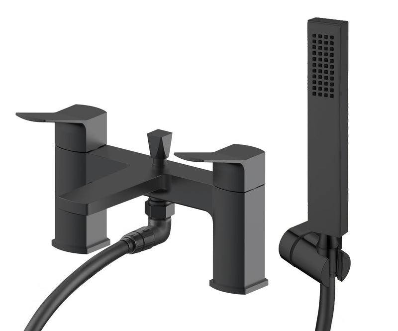 The White Space Salute Bath Shower Filler – Black