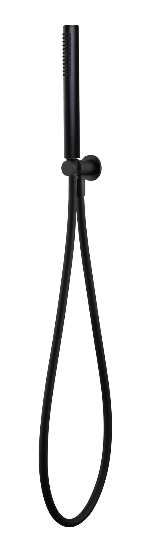 The White Space Shower Handset Wall Bracket – Round / Black