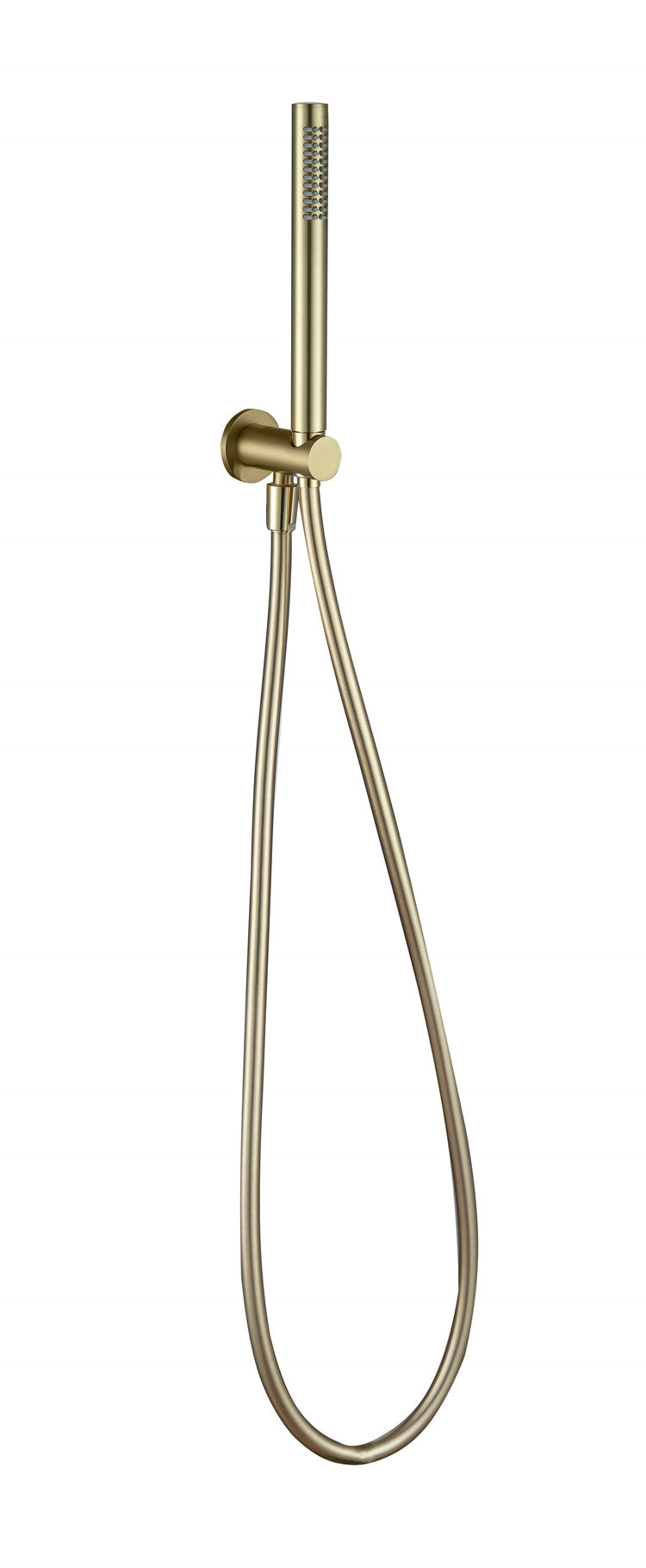 The White Space Shower Handset Wall Bracket – Round / Brushed Brass