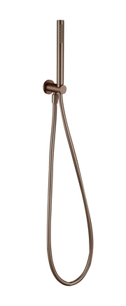The White Space Shower Handset Wall Bracket – Round / Brushed Bronze