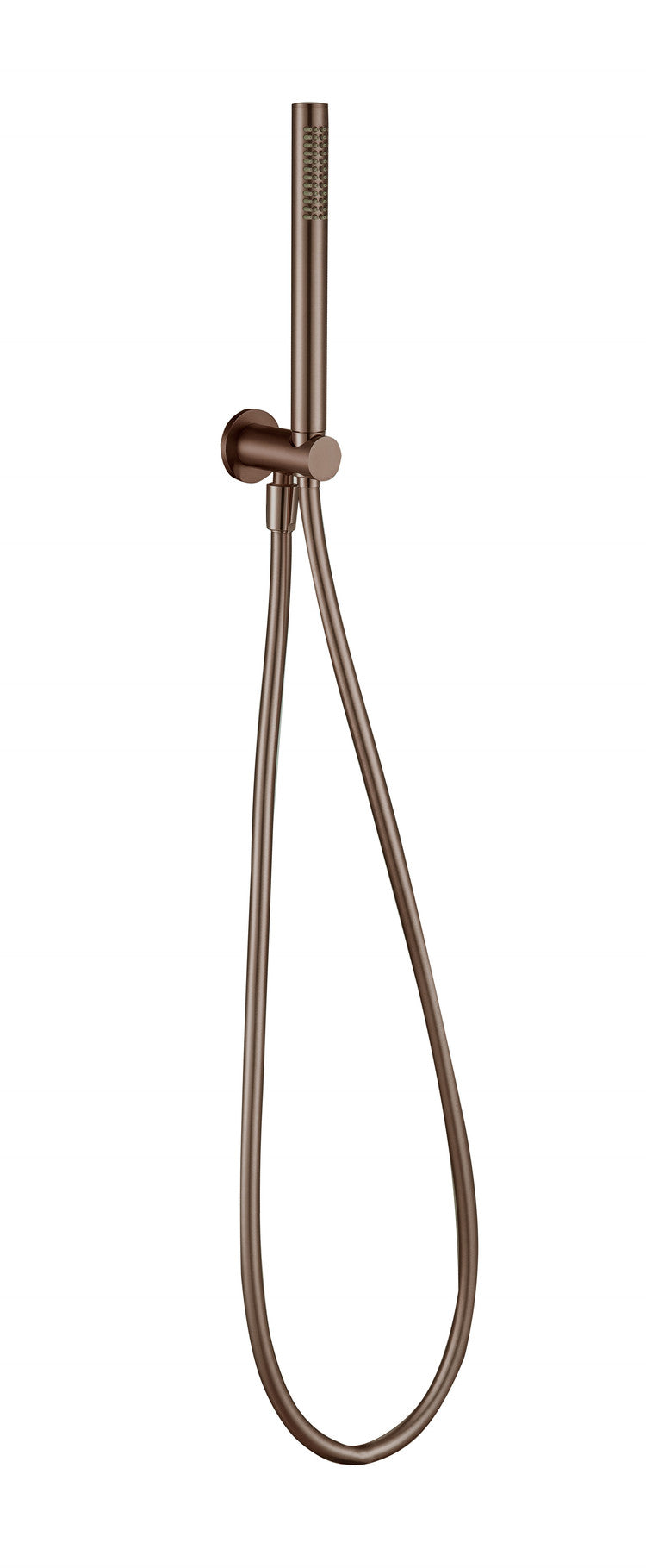 The White Space Shower Handset Wall Bracket – Round / Brushed Bronze