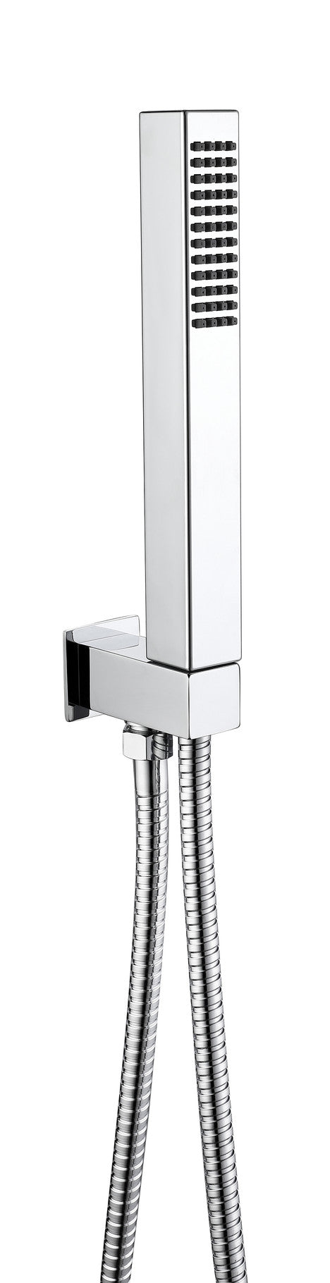 The White Space Shower Handset Wall Bracket – Square / Chrome