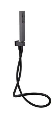 The White Space Shower Handset Wall Bracket – Square / Black
