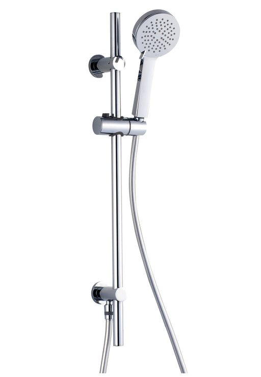 The White Space Shower Slider Rail Kit – Round handset / Chrome