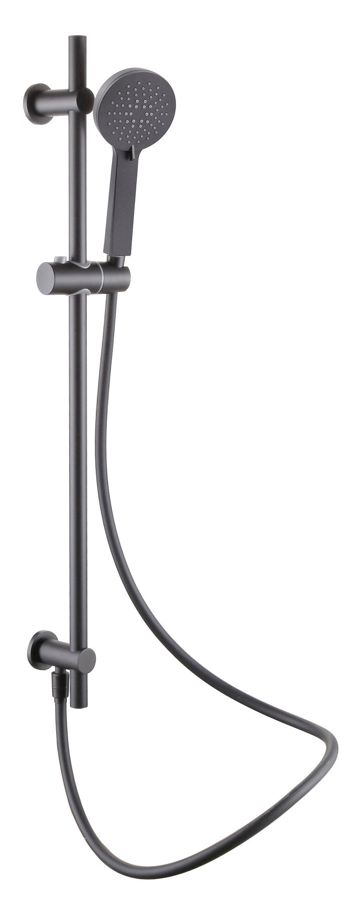 The White Space Shower Slider Rail Kit – Round handset / Gunmetal