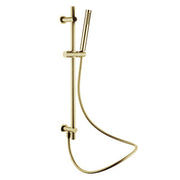 The White Space Shower Slider Rail Kit – Pencil handset / Brushed Brass
