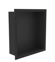 The White Space Shower Wall Niche – 300 x 300mm / Black
