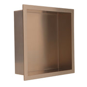 The White Space Shower Wall Niche – 300 x 300mm / Brushed Bronze