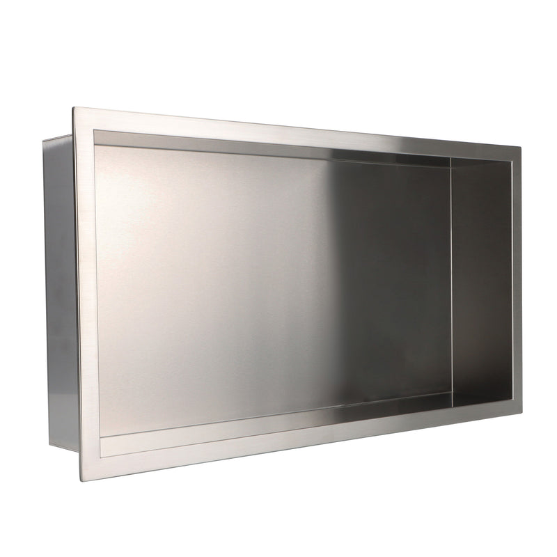 The White Space Shower Wall Niche – 600 x 300mm / Stainless Steel