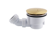 The White Space Shower Waste with Standard Cover – Brushed Brass