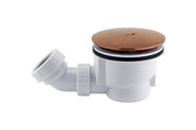 The White Space Shower Waste with Standard Cover – Brushed Bronze