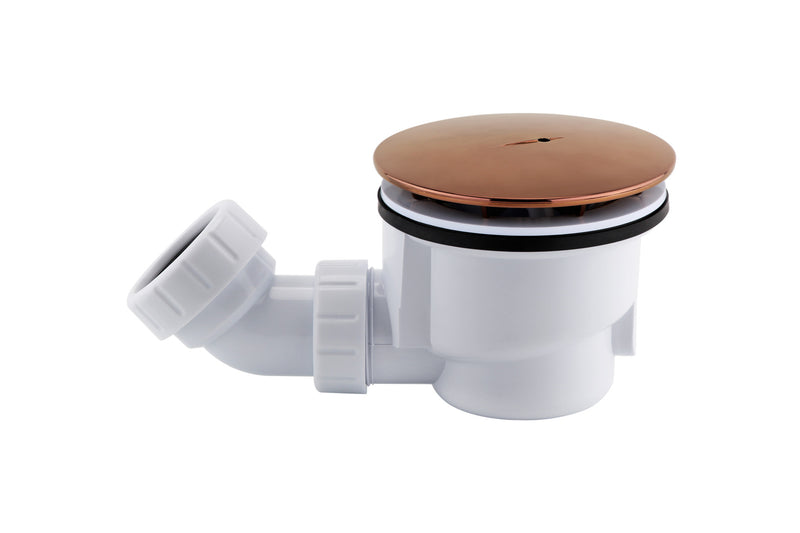 The White Space Shower Waste with Standard Cover – Brushed Bronze