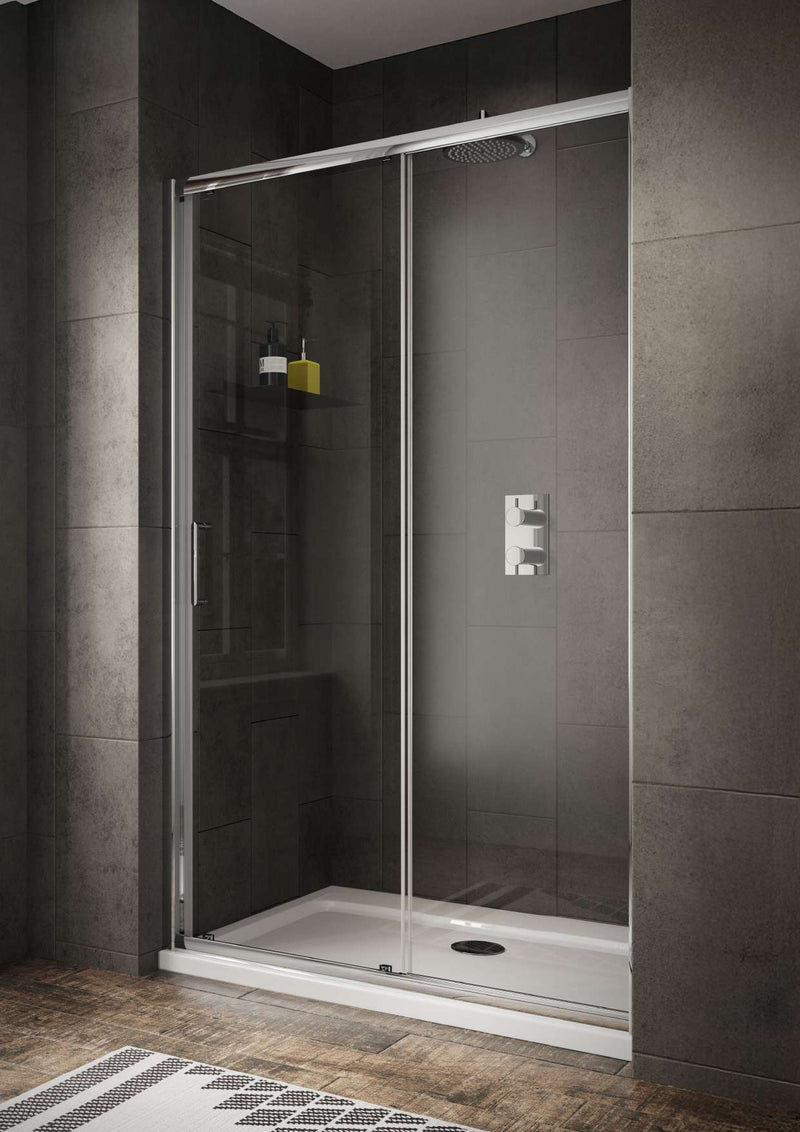 The White Space Sommer 6 Sliding Shower Door lifestyle