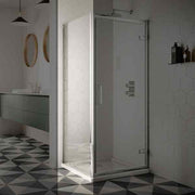 The White Space Sommer 8 Shower Side Panel – chrome