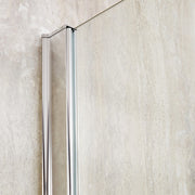 The White Space Sommer Wall Extension Profile Kit – chrome