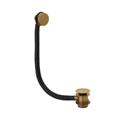The White Space Sprung Plug Bath Waste – Brushed Brass