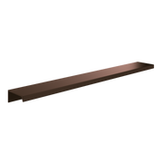 The White Space Straight Edge handle in Brushed Bronze
