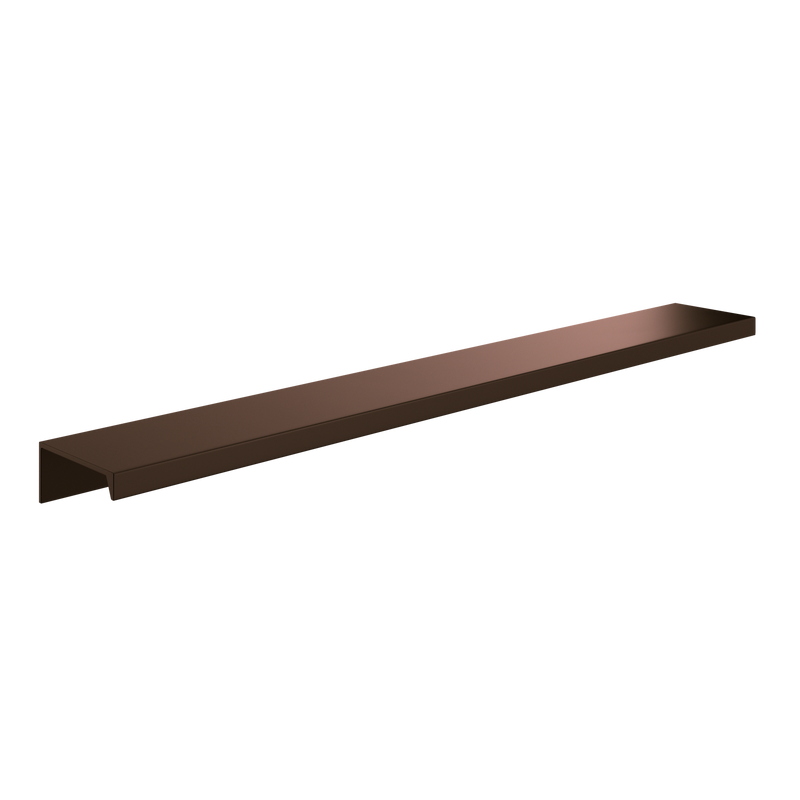 The White Space Straight Edge handle in Brushed Bronze